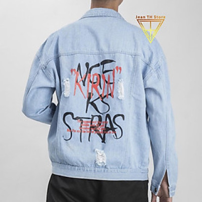 Áo khoác jean STras thời trang trẻ trung năng động cao cấp