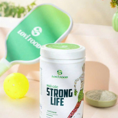 Ngũ Cốc Stronglife Lovifood, Cung cấp 14 Loại Hạt Bổ Sung Dinh Dưỡng Đầy Đủ 650g - Bổ Sung Năng Lượng Cho Người Tập Thể Thao, Gym, Yoga, Giúp Tăng Cơ, Giữ Dáng, Giảm Đường Huyết và Mỡ Máu, Tốt Cho Tim Mạch, Giúp Ngủ Ngon, Chống Táo Bón, Chống Lão Hóa