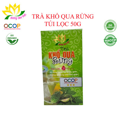 Trà Khổ Qua Rừng Túi Lọc (Sấy Lạnh) Hương Sen Việt (25 Túi x 2g)