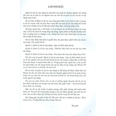 Sách - Quản Lý Dự Án Xây Dựng - Lập Và Thẩm Định Dự Án - TS. Bùi Ngọc Toàn - NXB Xây Dựng