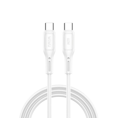 Bộ cóc củ dây sạc nhanh 30W USB C kèm dây Type C to Type C 60W PPS chống cháy hiệu WIWU GAN ESSEN Fast Charger cho iPhone 6 15 14 13 12 11 cho iPad S24 S25 Find Flip Fold - Hàng nhập khẩu