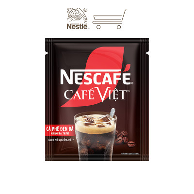 [Tặng ly sứ cao cấp] Cà phê Hòa tan NESCAFÉ CAFÉ VIỆT 35 gói Vị Mạnh đặc trưng