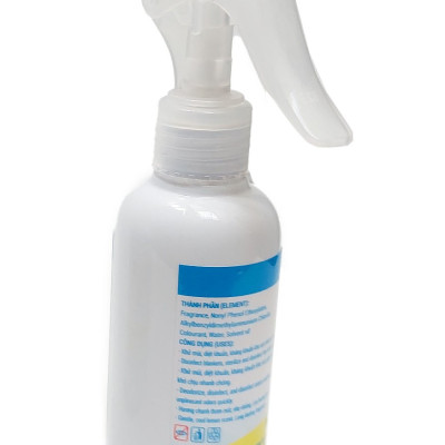 Chai xịt 150ml Biopro khử mùi diệt khuẩn kháng khuẩn Khu vực gây mùi khó chịu Khu vực nhà vệ sinh Hương chanh thơm mát