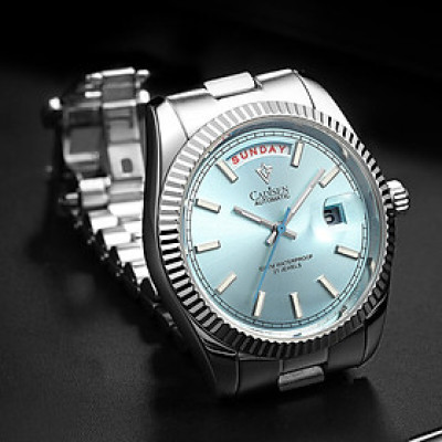 Đồng Hồ Nam Cadisen C8215M1 Chính Hãng Full Box Chống Nước Kính Chống Xước Dây Thép BH 2 Năm Máy Cơ