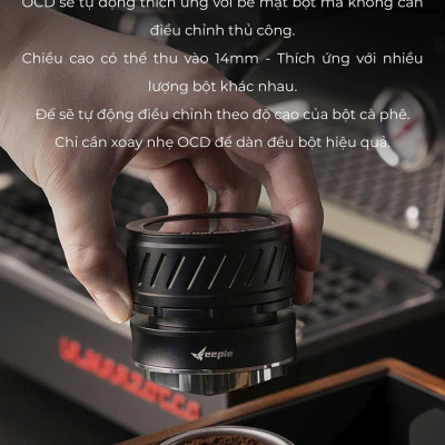 Combo dụng cụ pha espresso Diagonal line Series Feepie