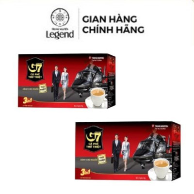 Combo 2 Hộp Cà Phê Hòa Tan G7 3in1 Trung Nguyên – Hộp 21 Gói – Cà Phê Sữa Hòa Tan Tiện Lợi, Đậm Vị Việt