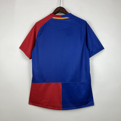 Áo Bóng Đá Retro Barcelona 2008 - Sân Nhà bản cao cấp vải Cotton Polyester