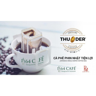 Cà Phê Phin Nhật Tiện Lợi Hộp 05 gói 12g - 1864 CAFÉ