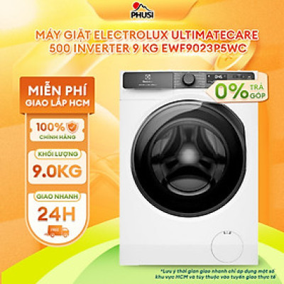 Máy giặt Electrolux UltimateCare 500 Inverter 9 kg EWF9023P5WC - HÀNG CHÍNH HÃNG - CHỈ GIAO HCM