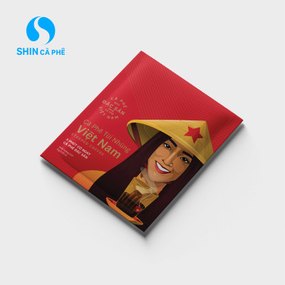 Cà phê Việt Nam - SHIN Cà Phê - Túi Nhúng - Hộp 10 gói