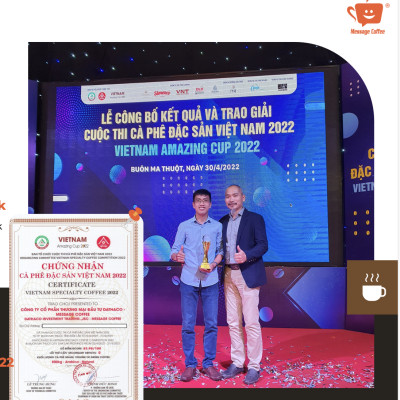 Cà phê Cầu Đất Blend Cao Cấp Nguyên Chất Rang Mộc 100% Kết Hợp Giữa Arabica Cầu Đất Và Robusta Honey Cho Vị Đắng Đầm Thơm Ngọt Hậu - Message Coffee