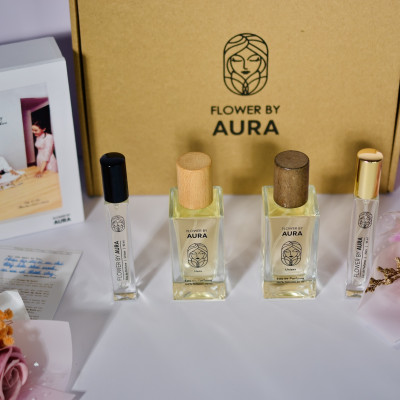 [ Quà Tặng 20.11] Combo Quà Tặng Nước hoa thiên nhiên Unisex 10ml Hoa và Đèn Tranh 3D Set quà tặng dịp 20/11 ý nghĩa