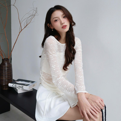 Áo thun dài tay nữ có lớp trong kiểu dáng ôm tôn dáng Miko Miều Est.2013