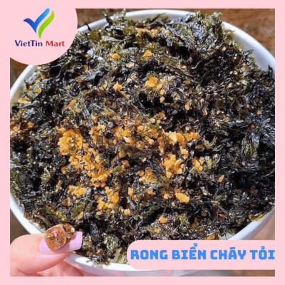 Combo 6 Hũ Rong Biển Cháy Tỏi Viettin Mart 70G