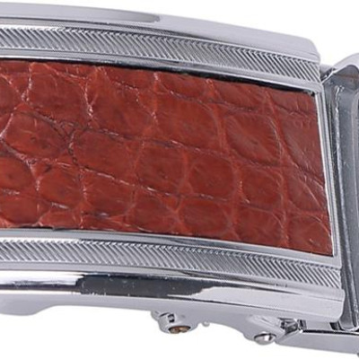 Đầu Khóa Da Cá Sấu 4 Phân Đầu Trắng Huy Hoàng HT9220 - Nâu Đỏ