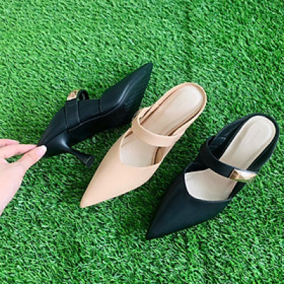 Giày Mules Cao Gót 8P PABNO PN12036