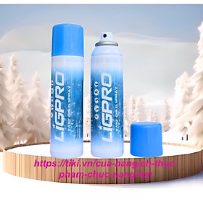 Chai xịt lạnh siêu tốc Ligpro 200ml, dùng trong chấn thương thể thao