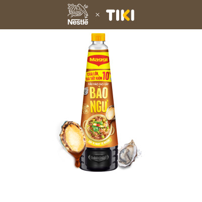 Dầu Hào Cao Cấp Nestlé MAGGI Bào Ngư chai 820g - 1 bước xào, óng ánh chuẩn nhà hàng. Chai lớn, giá tiết kiệm 10%