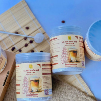 Hũ 270g cà phê muối Huế hoà tan Cố Đô