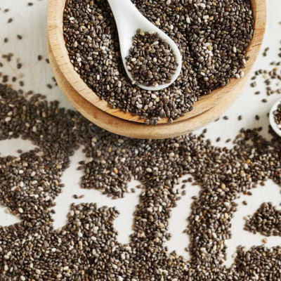 1KG Hạt Chia Đen Hữu Cơ Real Food Cải Thiện Tiêu Hóa, Dùng Cho Sinh Tố & Nước Uống (Tặng Hạt Chia)