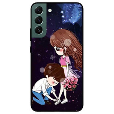 Ốp lưng dành cho Samsung S22 - S22 Plus - S22 Ultra - Cô Gái Cầm Hoa Anime