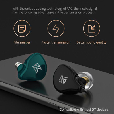 Tai nghe nhét trong tai Mini Smart Bluetooth 5.0 với Mic nhấc tai ghép nối tự động KZ S1 TWS 