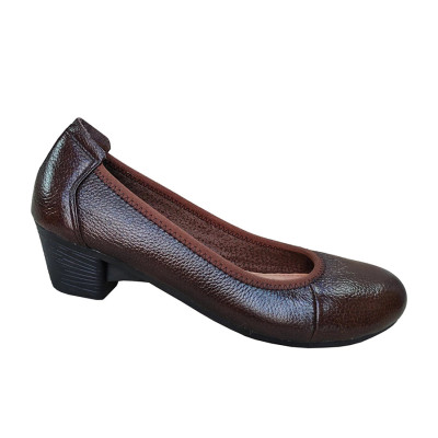 Giày Cao Gót Nữ HÀ NAM Da Bò Thật Cao Cấp 5cm GBBN2076