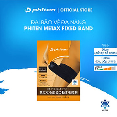 Băng quấn đa năng Phiten Suporter metax fixed band (Cổ tay, cổ chân, đùi, bắp chân) AP245053/AP245063