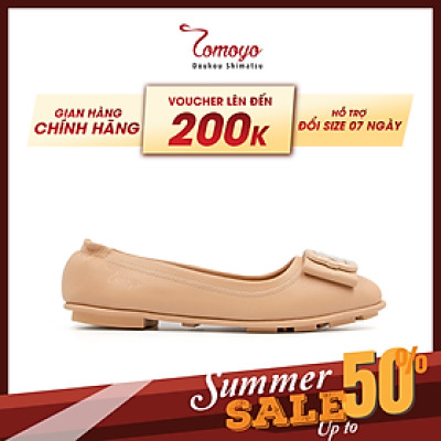 Giày Nữ Búp Bê Da MicroFiber Siêu Nhẹ Tomoyo TMW31803