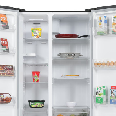 Tủ lạnh Sharp Inverter 442 lít Side By Side SJ-SBX440VG-BK - Hàng chính hãng - Chỉ giao HCM