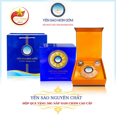 [HGK-M1] Yến Sào Xơ Mướp Tinh Chế Cao Cấp (20 Tổ) – Yến Sào Hòn Gốm Chính Hiệu Khánh Hòa – HGK NEST