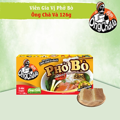 Viên Gia Vị Phở Bò Ông Chà Và Gold 126g (Beef Pho Broth Cubes)