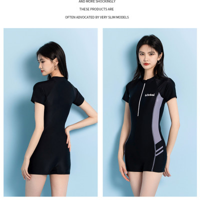 SET BƠI LIỀN NỮ MÀU ĐEN CÁ TÍNH NGẮN TAY