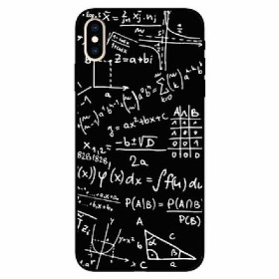Ốp lưng in cho Iphone Xs Max Mẫu Toán Học 1