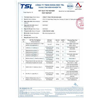 CHÂN YẾN RÚT LÔNG - HỘP 100GR - BẢO SƠN TRUE NEST