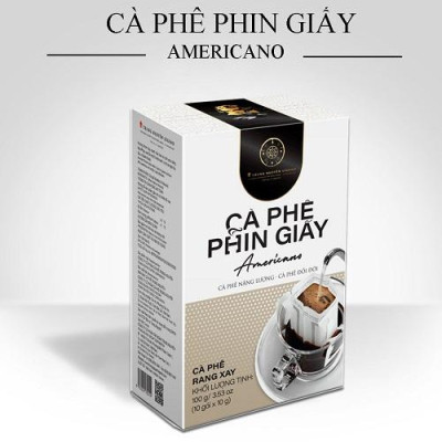 Combo 2 Hộp Cà Phê Phin Giấy Trung Nguyên Legend Americano – Hộp 10 gói - Vị Thanh Nhẹ, Hậu Vị Ngọt