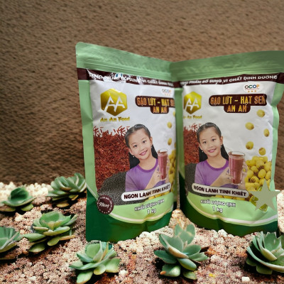 Deal giá tốt . Bột gạo lứt-hạt sen - mè đen ( bột gạo lứt ANAN ) thay thế bửa ăn , chăm sóc sưc khỏe , xương khớp , ngủ ngon ,food ,