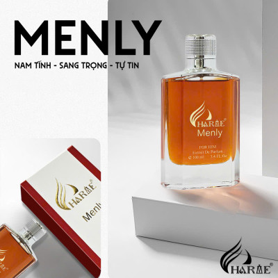 Nước Hoa Nam Charme Menly 100Ml Nhóm Hương Gỗ Cay Nồng Phong Cách Nam Tính, Sang Trọng Chính Hãng