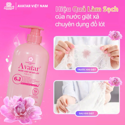 Nước Giặt Đồ Lót Lưu Hương 48 Hours 6 In1 Hương Hoa Cỏ Tươi Mát Avatar (Chai 500 mL)