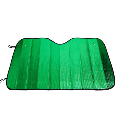 Tấm Che Nắng Ô Tô Xốp Cách Nhiệt Loại Dài Gấp Gọn Màu Lá Phủ Bạc Cho Kính Lái Và Kính Sau CIND CD-F001 (70x145cm) - Nhập Khẩu Chính Hãng