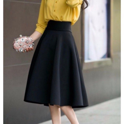 Chân váy xòe basic sang trọng - nhiều size và màu, form dáng chuẩn thích hợp mặc đi làm, dự tiệc