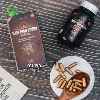 Tăng Cường Sinh Lý Nam Giới Nam Thận Vương Power VAK Giảm Xuất Tinh Sớm Bổ Thận Tráng Dương, Hộp 30 Viên