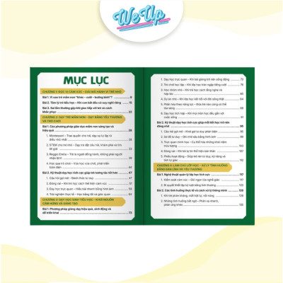 Combo 3 sách: Phương pháp giảng dạy & biên soạn giáo án mầm non, Bộ 6 công cụ, Kỹ năng giảng dạy cuốn hút (Weupbooks)