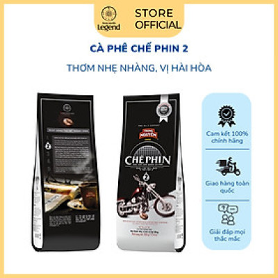 Combo 2 Bịch Cà Phê Trung Nguyên Legend Chế Phin 2 – Gói 500g – Vị Êm Cân Bằng, Hậu Dịu Nhẹ