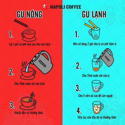 Cà Phê CAPPUCCINO Napoly Coffee Arabica/Robusta Hòa Tan Giữ Hương Vị Cà Phê, Đậm Đà, Thơm Béo Của Sữa - Túi 18 Gói x29g