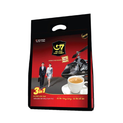 Cà Phê Hòa Tan G7 3in1 Trung Nguyên Legend – Bịch 50 Gói – Cà Phê Sữa Hòa Tan Tiện Lợi, Đậm Vị Việt