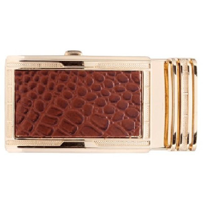 HC9119-20-21 - Đầu khóa da bò Huy Hoàng 3,5 phân đầu vàng màu đen, nâu, vàng