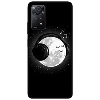 Ốp lưng dành cho Xiaomi Redmi Note 11 Pro 5G - Mặt Trăng Nghe Nhạc