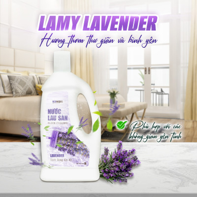 Thùng 4 Chai Nước lau sàn EcoWipes chai 1 Lít Hương tự nhiên thơm mát bảo vệ khỏi côn trùng