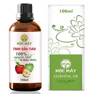 Tinh dầu Táo 100ml Mộc Mây - tinh dầu thiên nhiên nguyên chất 100% - chất lượng và mùi hương vượt trội - Có kiểm định